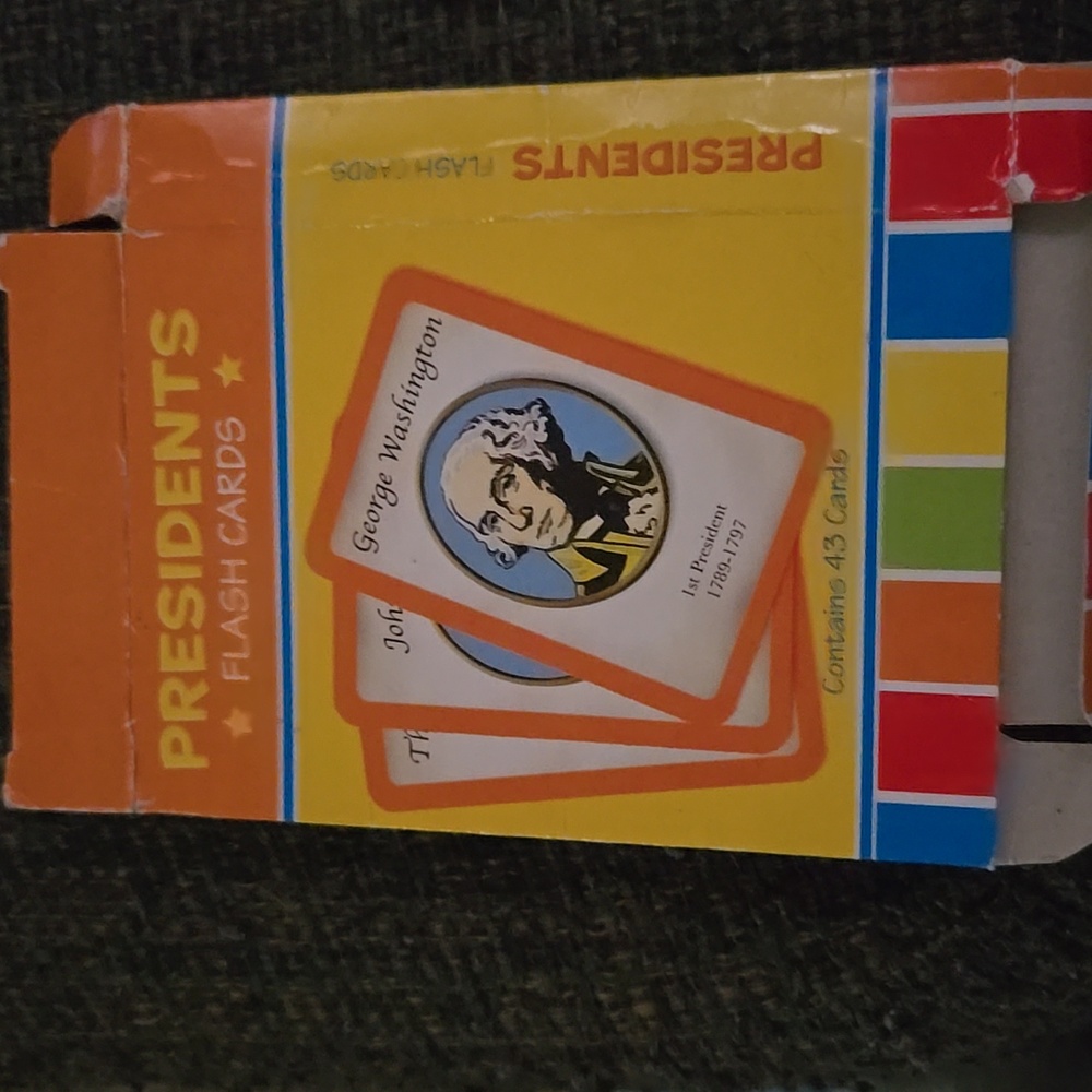 Presidents Flash cards